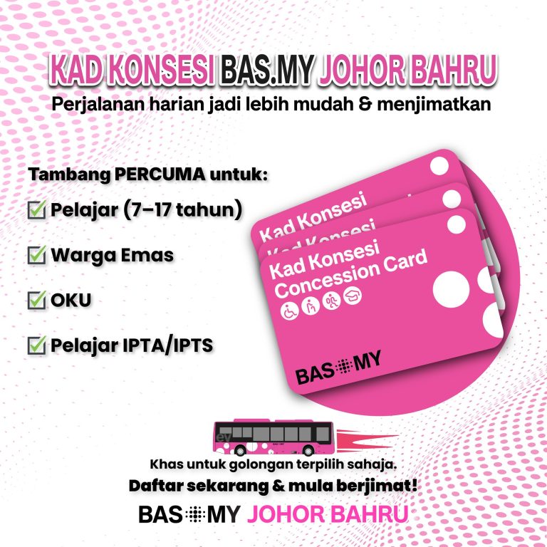 Kad Konsesi BAS.MY Johor Bahru