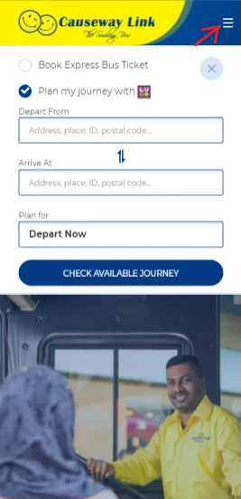 mobile burger menu