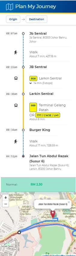 plan your journey 5
