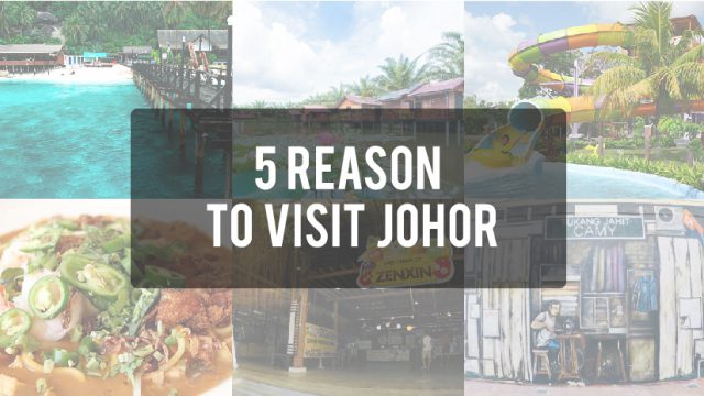 Attractive place, delicious food, natural environment in Johor