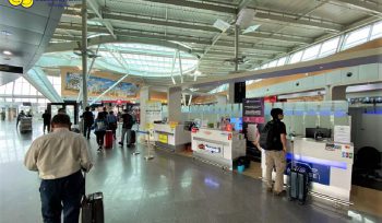 Senai International Airport Transportation Information Counter